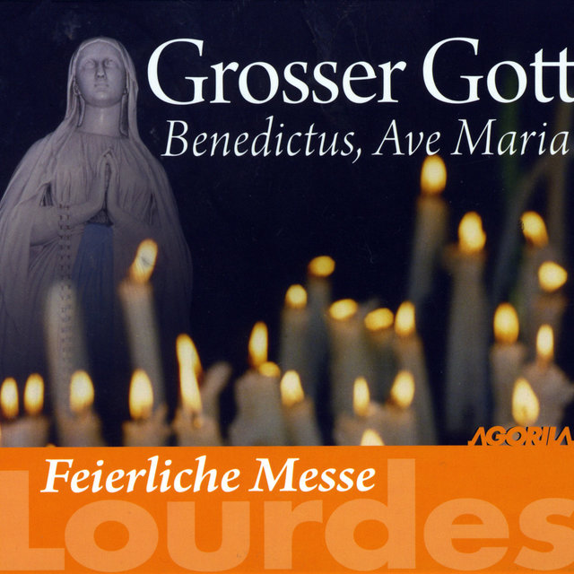 Couverture de Feierliche Messe Lourdes - Grosser Gott: Benedictus, Ave Maria