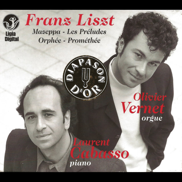 Couverture de Liszt: Mazeppa, Les Préludes, Orphée & Prométhée