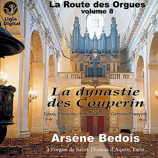 Couverture de La route des orgues, Vol. 8 : La dynastie des Couperin