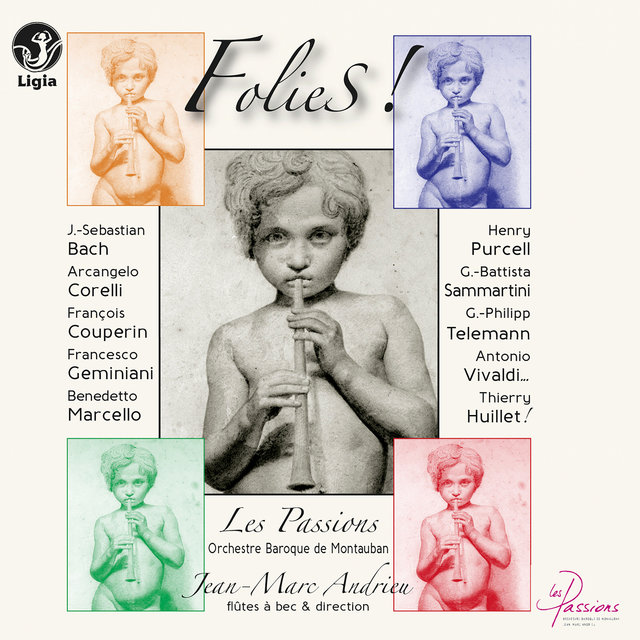 Couverture de Bach, Corelli, Marcello, Telemann: FolieS !