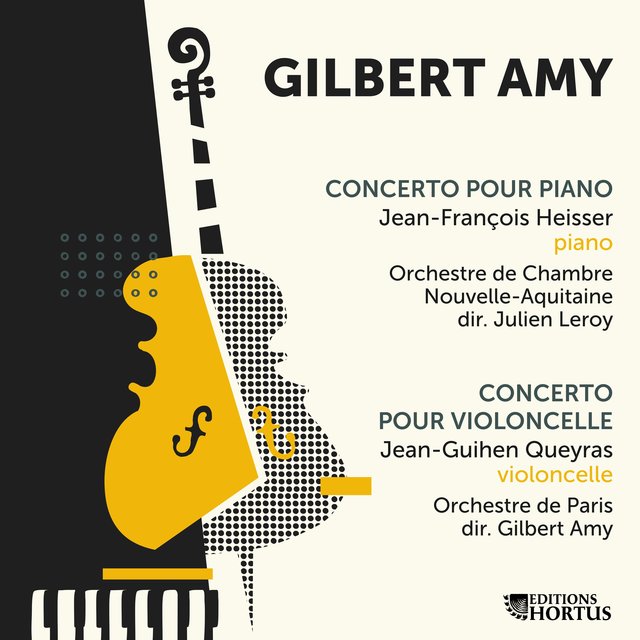 Couverture de Gilbert Amy: Concerto pour piano et concerto pour violoncelle