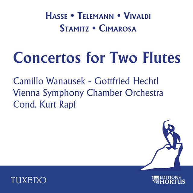 Couverture de Hasse, Telemann, Vivaldi, Stamitz & Cimarosa: Concertos for Two Flutes