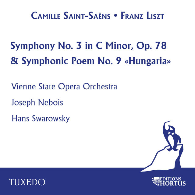 Couverture de Saint-Saëns, Liszt: Symphony No. 3 "Organ Symphony" and Symphonic Poem No. 9 "Hungaria"