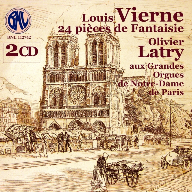 Couverture de Louis Vierne: 24 Pièces de Fantaisie