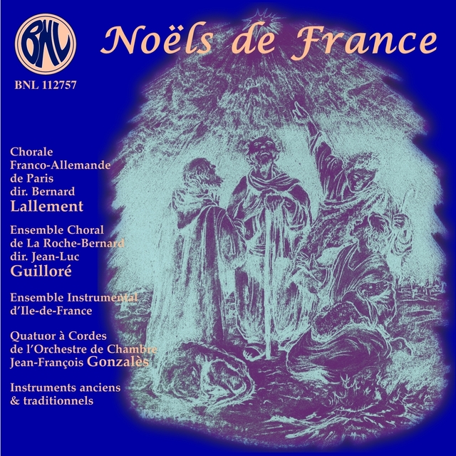 Couverture de Bernard Lallement: Noëls de france