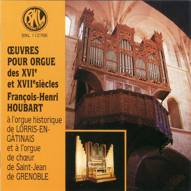 Œuvres d'orgue des 16e et 17e siècles