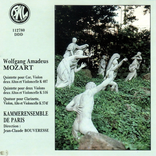 Couverture de Mozart: Quintettes, quatuor pour vents et cordes