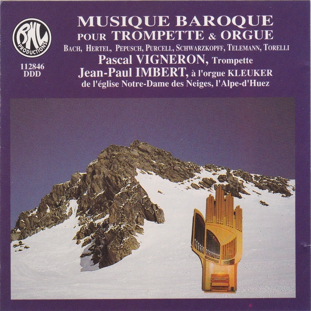 Couverture de Musique baroque pour trompette et orgue