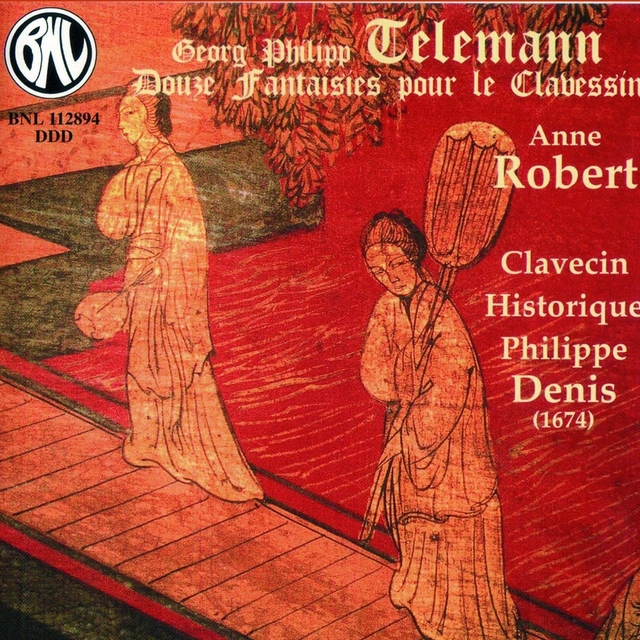 Couverture de Telemann: Douze fantaisies pour le clavecin