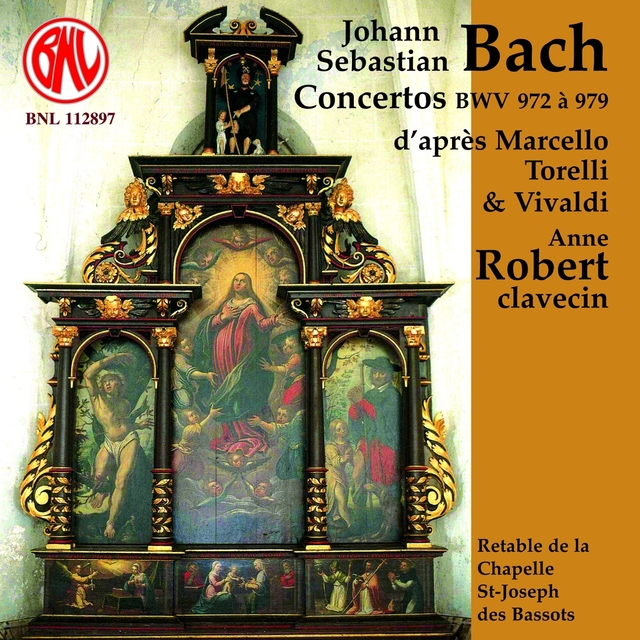 Couverture de Bach: Concertos Marcello, Torelli & Vivaldi