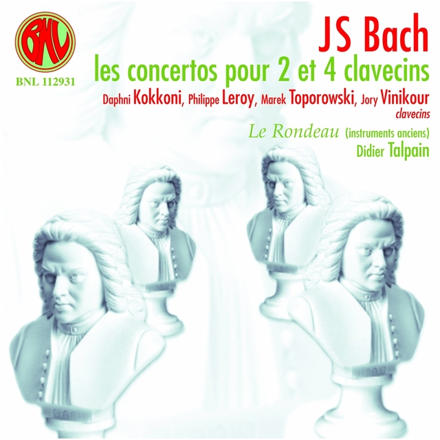 Couverture de Bach: Concertos pour 2 et 4 clavecins