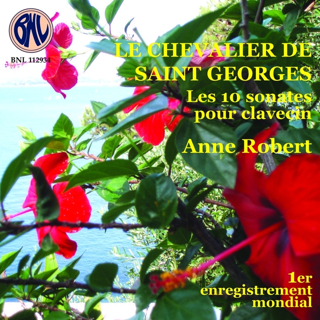 Couverture de Le chevalier de Saint Georges: Les 10 sonates pour clavecin