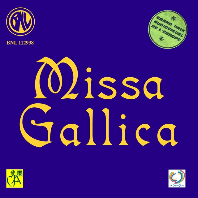 Couverture de Lallement: Missa Gallica