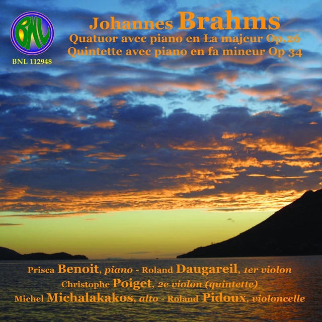 Couverture de Brahms: Quatuor et quintette avec piano