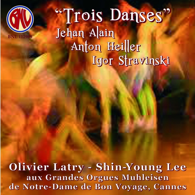 Couverture de Trois danses: Stravinsky, Alain, Heiller