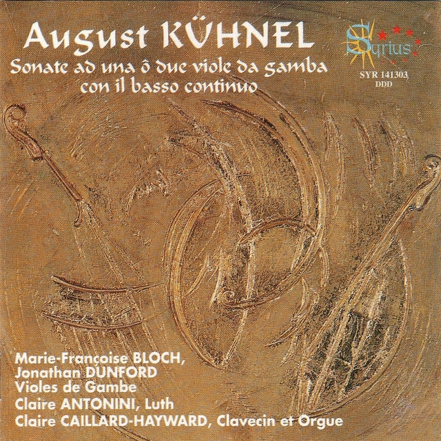 Couverture de Kühnel: Sonate a una ô due viole da gamba con il basso continuo