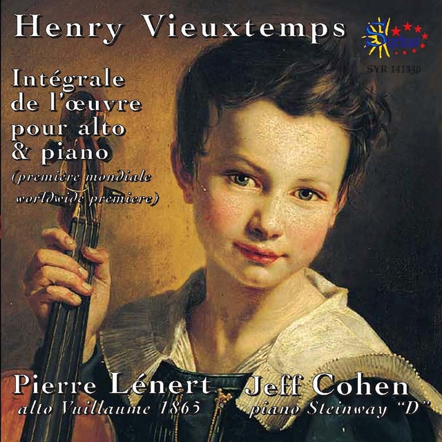 Couverture de Henri Vieuxtemps: Intégrale de l'oeuvre pour alto et piano