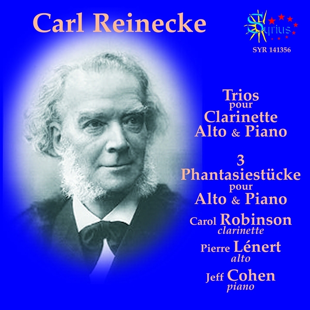 Couverture de Reinecke: Trios pour clarinette, alto & piano,  3 Phantasiestücke pour alto & piano