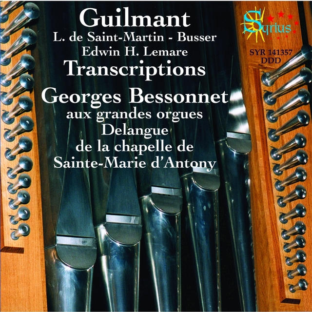 Couverture de Berlioz, Saint Saens, Schumann: Transcriptions pour orgue