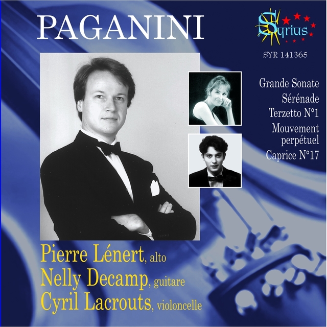 Couverture de Nicolò Paganini: Pièces pour alto, guitare et violoncelle