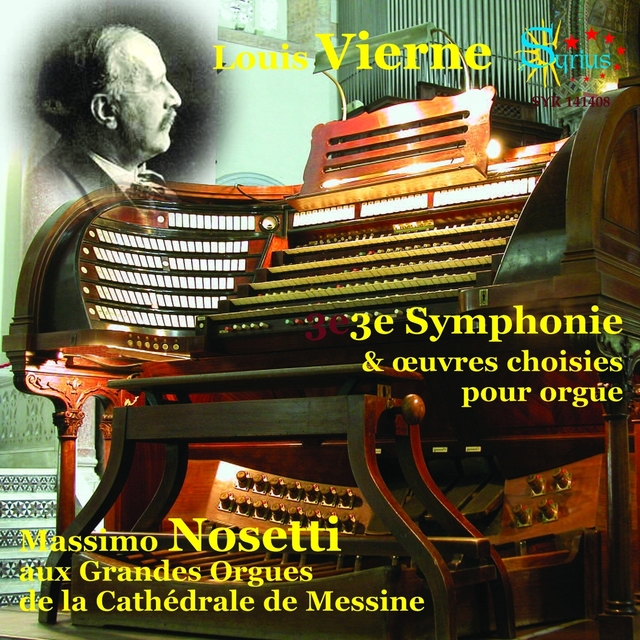 Couverture de Vierne: 3e Symphonie & œuvres choisies pour orgue