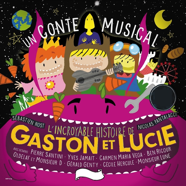 Couverture de L'incroyable histoire de Gaston et Lucie