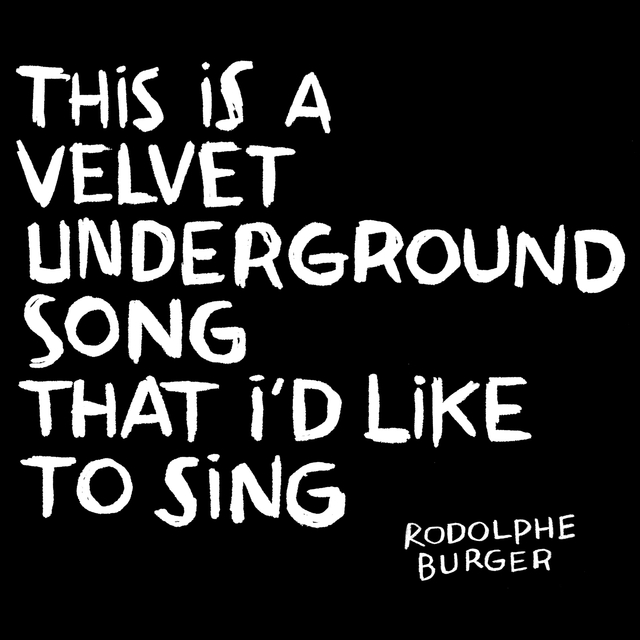 Couverture de This Is a Velvet Underground Song That I'd Like to Sing