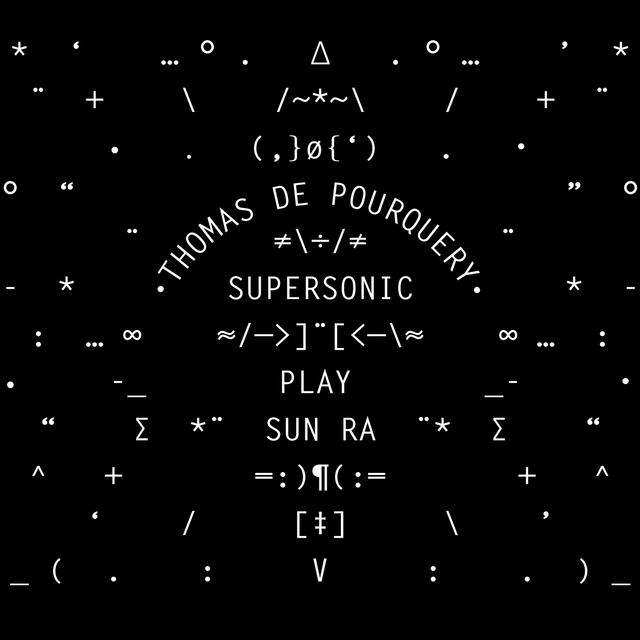 Couverture de Supersonic Play Sun Ra