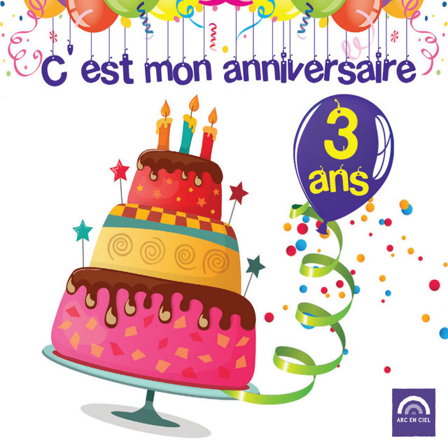 Couverture de C'est mon anniversaire: 3 ans