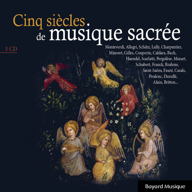 Couverture de Cinq siècles de musique sacrée