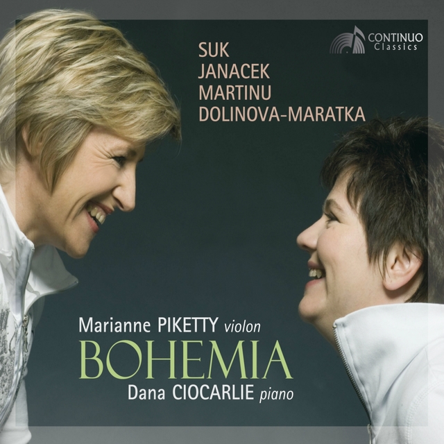 Couverture de Bohemia: Suk - Janáček - Martinů - Dolinova - Maratka