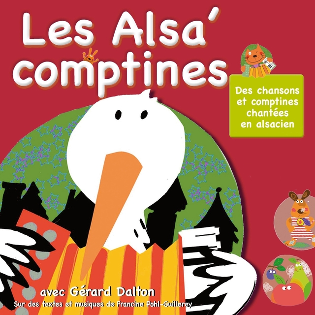 Couverture de Les Alsa' comptines : Chansons et comptines chantées en alsacien