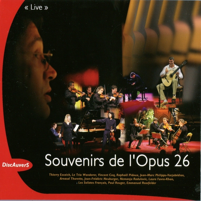 Couverture de Souvenirs de l'opus 26 Live