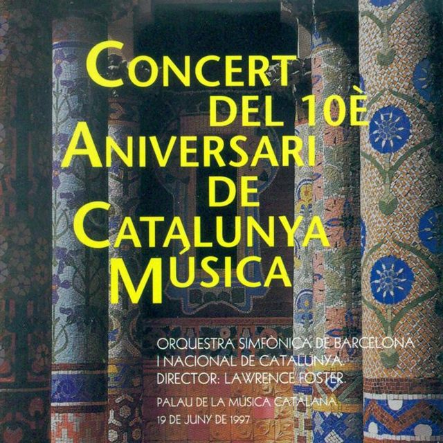 Couverture de Concert del 10è Aniversari de Catalunya Música