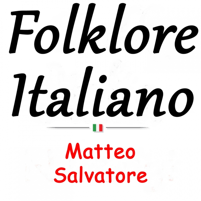 Couverture de Folklore italiano: Matteo Salvatore