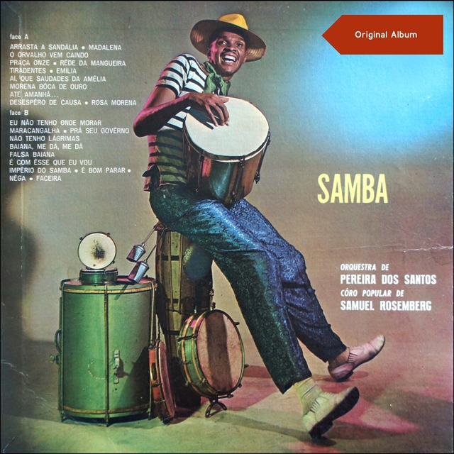 Couverture de 24 seleções de ouro em tempo de samba