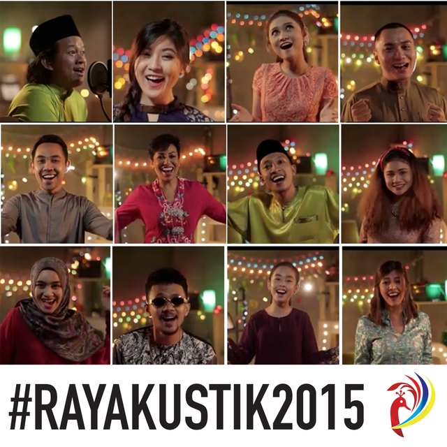 Couverture de Rayakustik Medley 2015: Selamat Hari Raya / Suasana Riang Di Hari Raya / Selamat Berhari Raya / Aidilfitri / Allahu Akhbar / Rap Raya / Seloka Hari Raya / Suasana Hari Raya