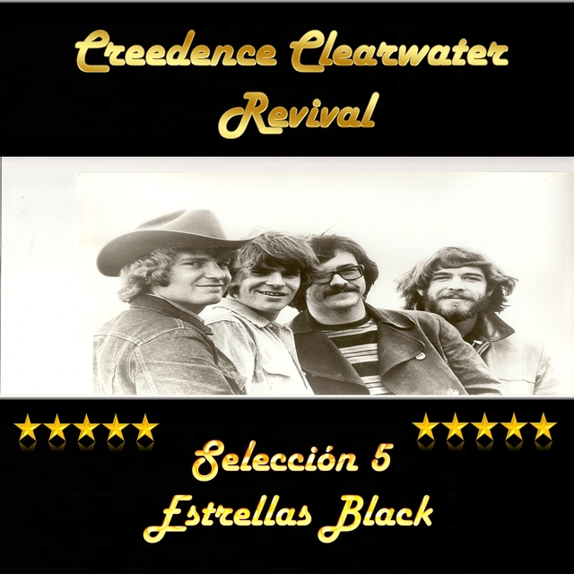 Couverture de Creedence Clearwater Revival: Selección 5 Estrellas Black