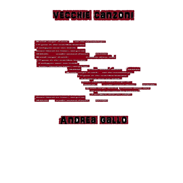 Couverture de Vecchie canzoni