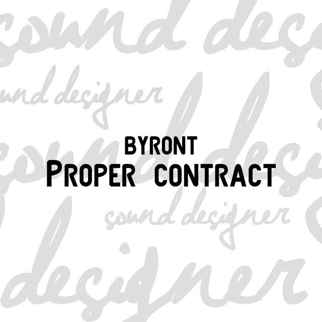 Proper Contract