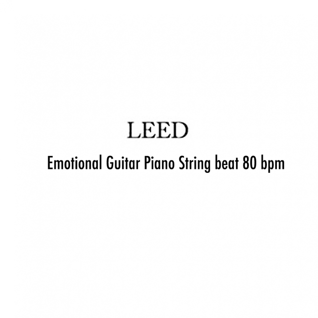 Couverture de Emotional Piano Guitar StringsBeat80bpm