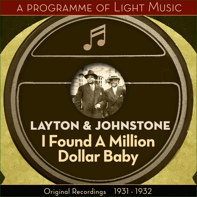 I Found A Million Dollar Baby - A Programme Of Light Music