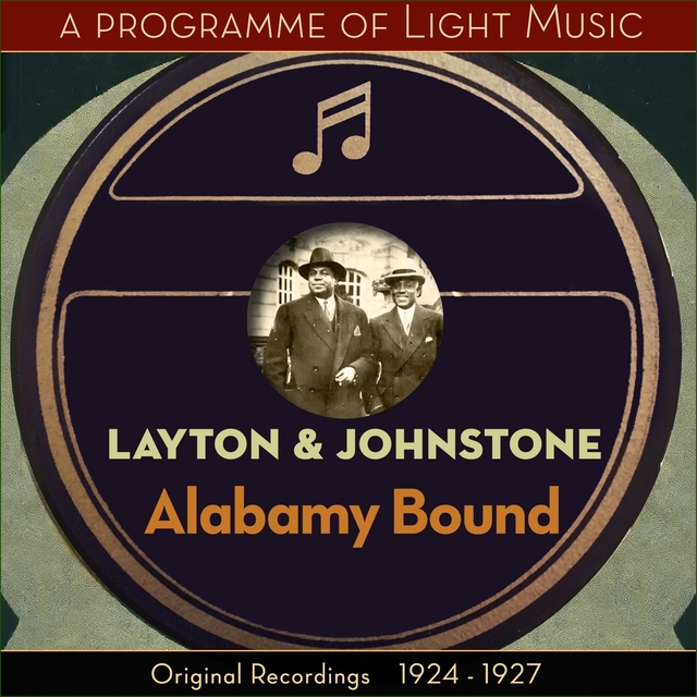 Couverture de Alabamy Bound - A Programme Of Light Music