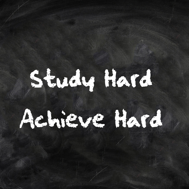 Couverture de Study Hard Achieve Hard