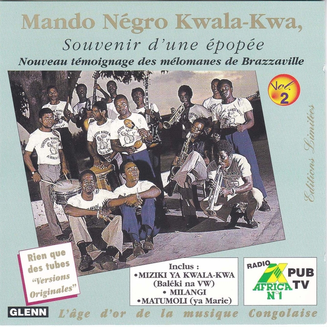 Couverture de Souvenir d'une épopée, Vol. 2, Mando Négro Kwala-Kwa