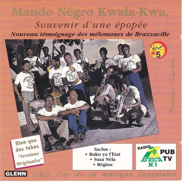 Couverture de Souvenir d'une épopée, Vol. 5, Mando Négro Kwala-Kwa