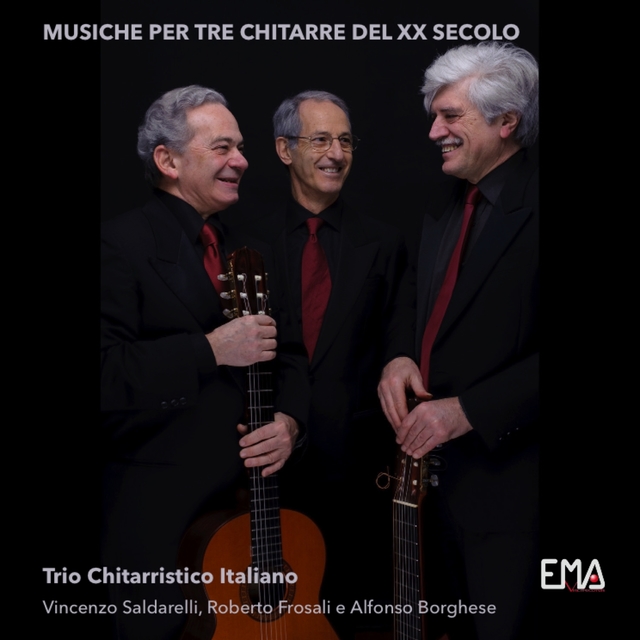 Couverture de Trio Chitarristico Italiano: Musiche per tre chitarre del XX secolo