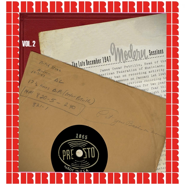 The Late December 1947 Modern Sessions, Vol. 2