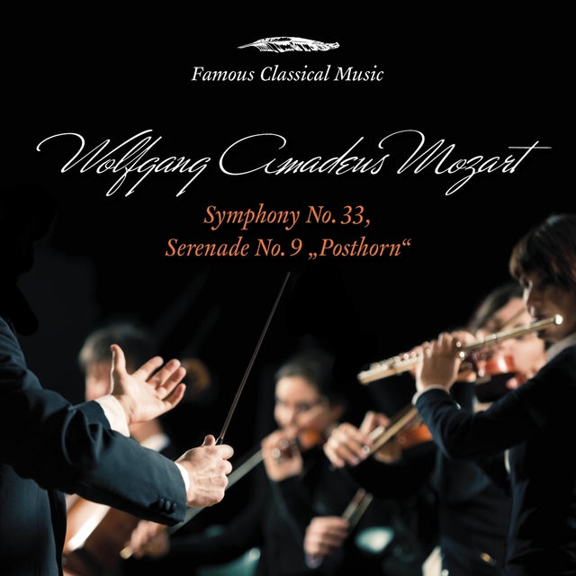 Couverture de Mozart: Symphony No. 33 & Serenade No. 9 "Posthorn"