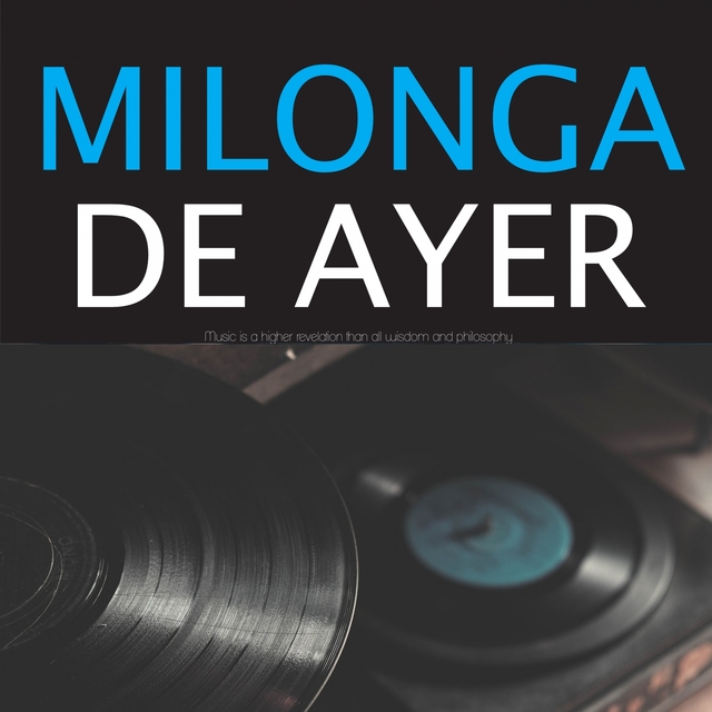 Couverture de Milonga de Ayer